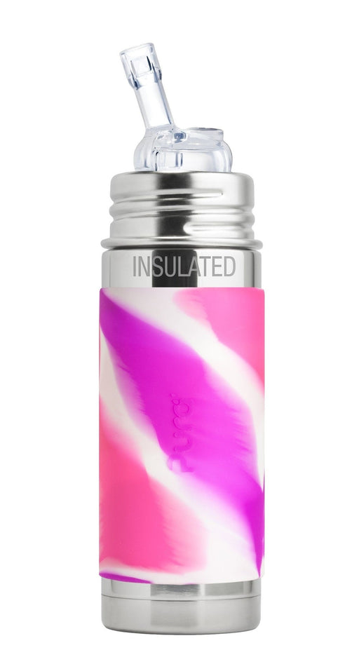 Isolierflasche Strohhalm 250ml von Purakiki - pilzessono.shop - zauberhafte Kinderdinge
