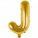J Folienballon gold Buchstabe - pilzessono.shop - zauberhafte Kinderdinge