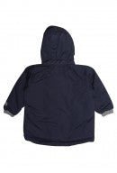 Jacke in dunkelblau mit grau - pilzessono.shop - zauberhafte Kinderdinge