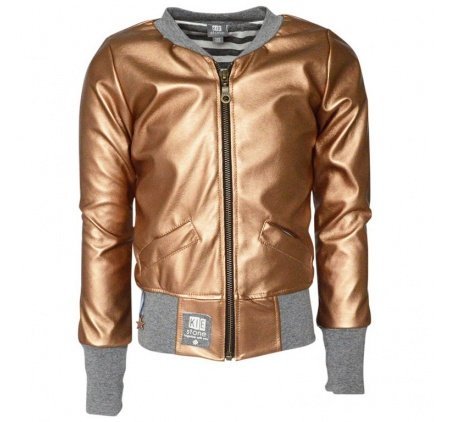 Jacke in Metalloptik von Kiestone - pilzessono.shop - zauberhafte Kinderdinge