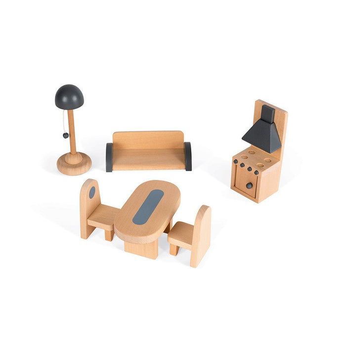 Janod Puppenhaus Mademoisell - pilzessono.shop - zauberhafte Kinderdinge