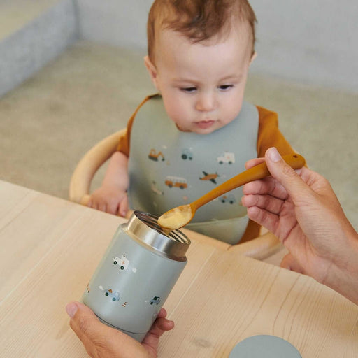 Jausendose "NADJA" VEHICLES/DOVE BLUE MIX von Liewood ♡ - pilzessono.shop - zauberhafte Kinderdinge