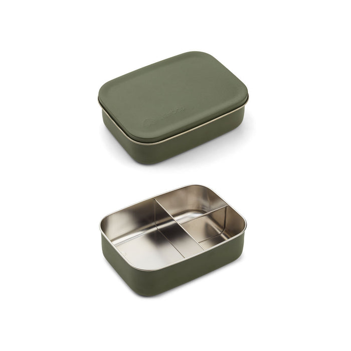 Jimmy lunch box Dino hunter green von Liewood ♡ - pilzessono.shop - zauberhafte Kinderdinge