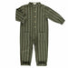 Jumpsuit khaki stripes serge von Piupiuchick bei Pilzessin - pilzessono.shop - zauberhafte Kinderdinge