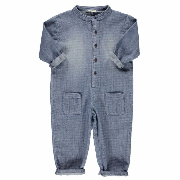 Jumpsuit washed blue denim jeans von Piupiuchick bei Pilzessin - pilzessono.shop - zauberhafte Kinderdinge
