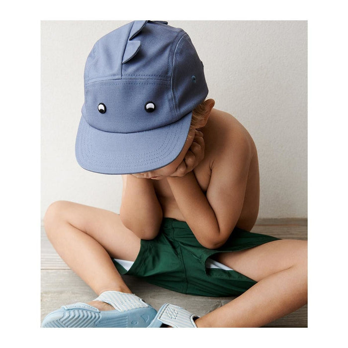 ⋙ Kappe "rory" | dino blue wave von Liewood ♥ - pilzessono.shop - zauberhafte Kinderdinge