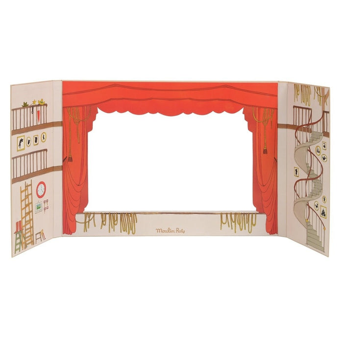 ⋙ Kartontheater mit Schattenfiguren von Moulin Roty ♥ - pilzessono.shop