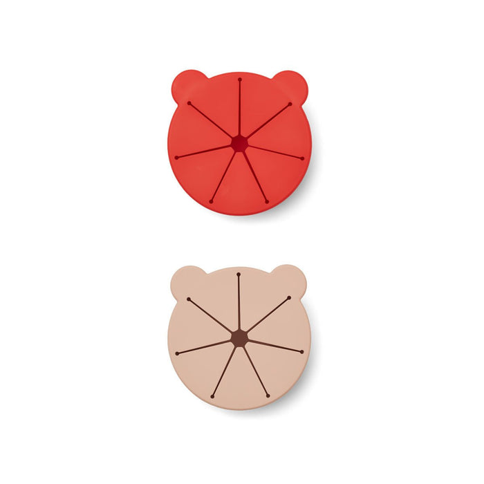 Kelly Snack cup - 2 pack Apple red/rose mix von Liewood ♡ - pilzessono.shop - zauberhafte Kinderdinge