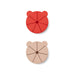 Kelly Snack cup - 2 pack Apple red/rose mix von Liewood ♡ - pilzessono.shop - zauberhafte Kinderdinge
