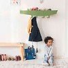 Kindergarderobe mit Ablage Kroko - pilzessono.shop - zauberhafte Kinderdinge
