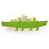 Kindergarderobe mit Ablage Kroko - pilzessono.shop - zauberhafte Kinderdinge