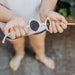 Kindersonnenbrille OURSON in almond green von Ki ET LA - pilzessono.shop