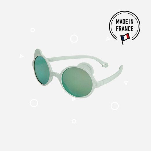 Kindersonnenbrille OURSON in almond green von Ki ET LA - pilzessono.shop