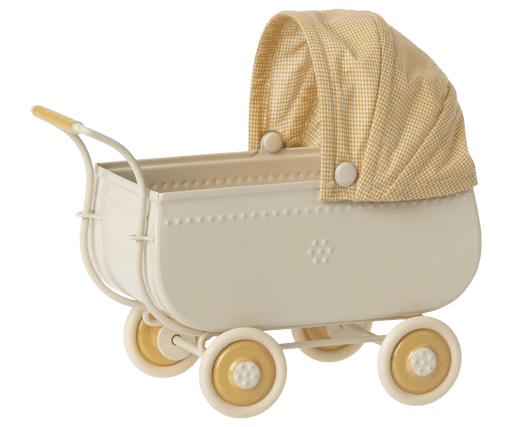 Kinderwagen | Miko in gelb von Maileg ♡ - pilzessono.shop - zauberhafte Kinderdinge