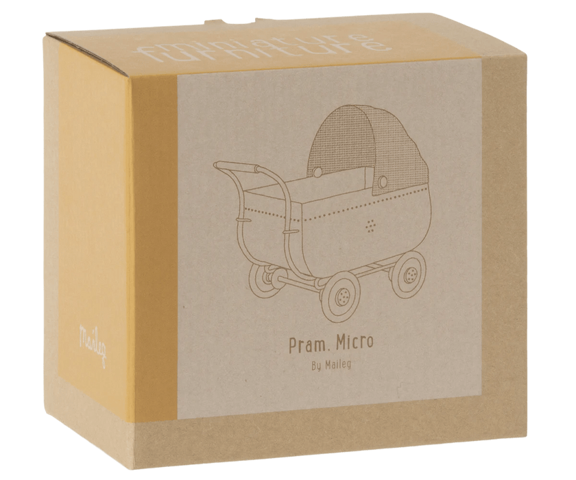 Kinderwagen | Miko in gelb von Maileg ♡ - pilzessono.shop - zauberhafte Kinderdinge