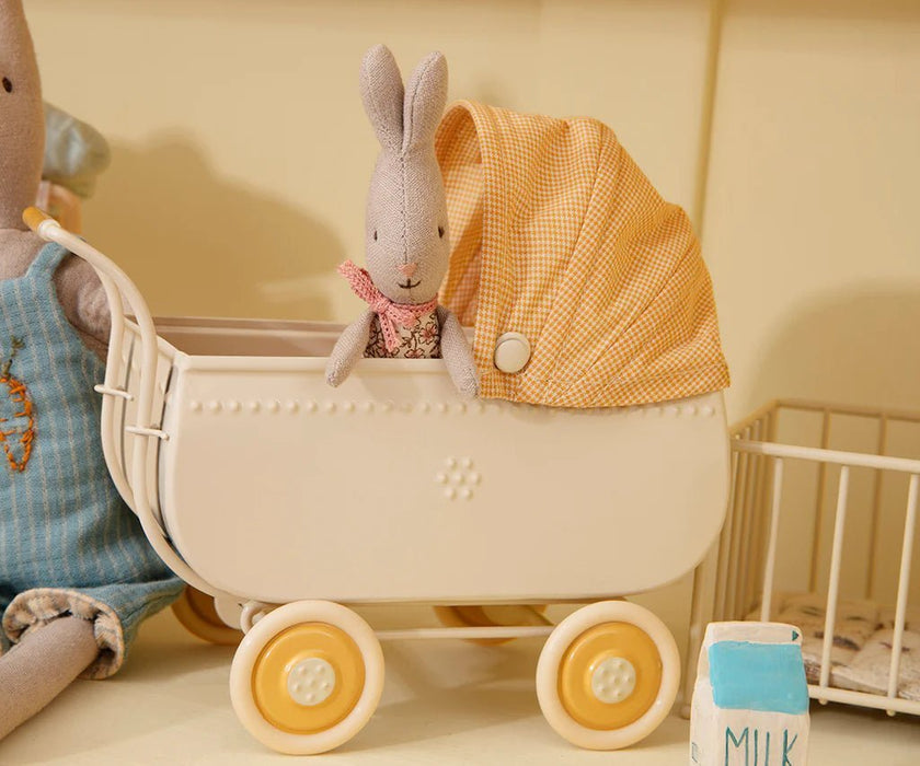 Kinderwagen | Miko in gelb von Maileg ♡ - pilzessono.shop - zauberhafte Kinderdinge