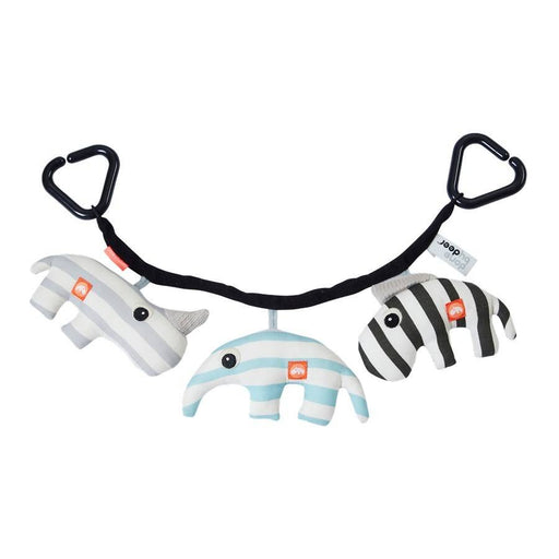 Kinderwagenkette Tierparade von Done by deer - pilzessono.shop - zauberhafte Kinderdinge