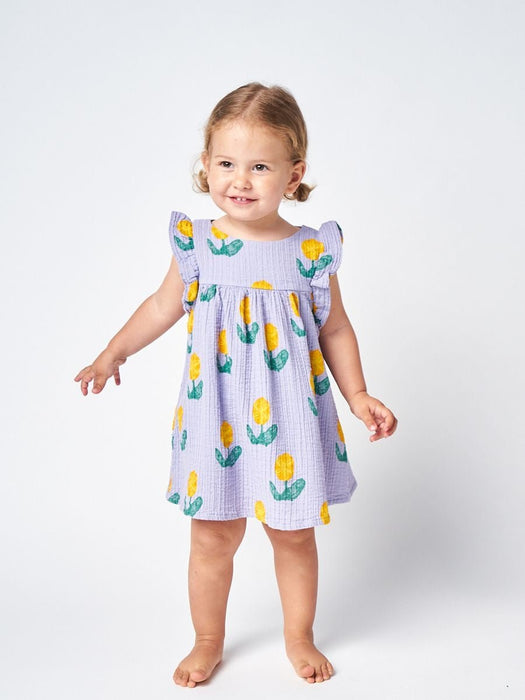⋙ Kleid mit Wallflowers all over von Bobo Choses ♡ - pilzessono.shop - zauberhafte Kinderdinge