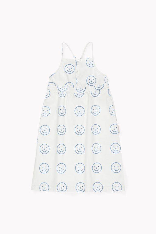 Kleid off-white/ultramarine - pilzessono.shop - zauberhafte Kinderdinge