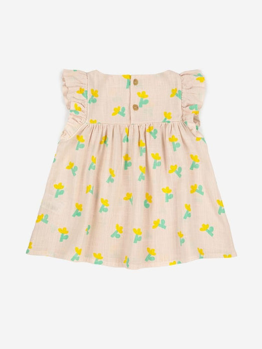 Kleid - Sea Flower all over ruffle - pilzessono.shop - zauberhafte Kinderdinge