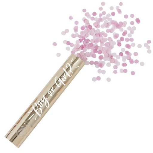 Konfetti-Kanone fuer die Baby-Shower - pilzessono.shop - zauberhafte Kinderdinge