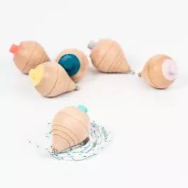 Kreisel mit Schnur - pilzessono.shop - zauberhafte Kinderdinge