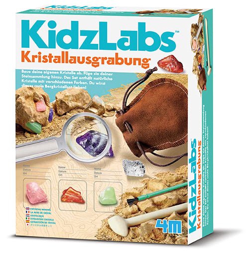 Kristallausgrabung Experimentierset - pilzessono.shop - zauberhafte Kinderdinge