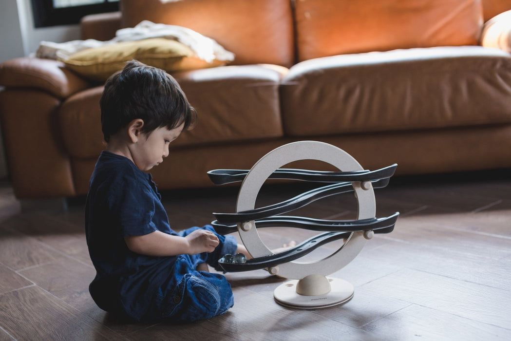 Kugelbahn Curvy Click Clack von PlanToys ★ - pilzessono.shop - zauberhafte Kinderdinge