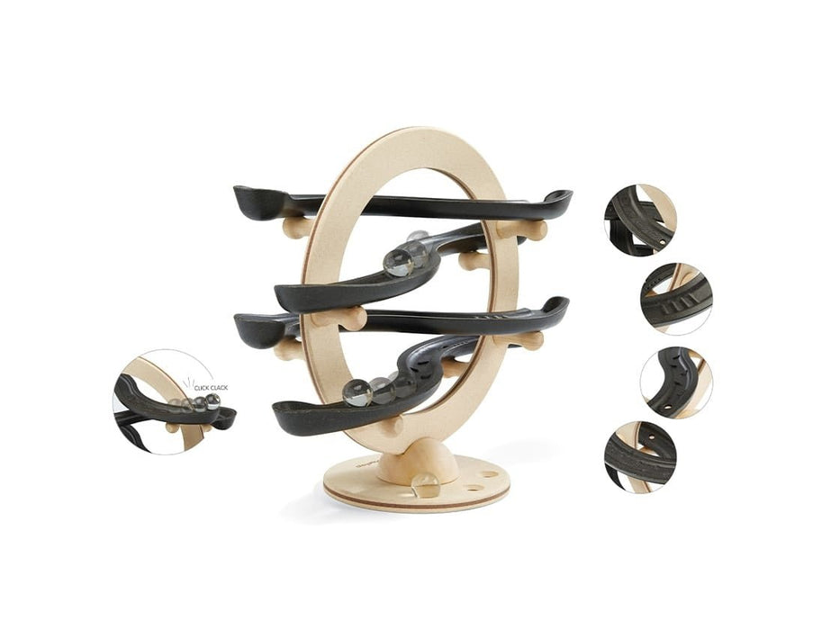 Kugelbahn Curvy Click Clack von PlanToys ★ - pilzessono.shop - zauberhafte Kinderdinge
