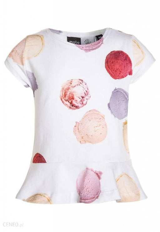 Kurzarmshirt mit Eiskugelprint - pilzessono.shop - zauberhafte Kinderdinge