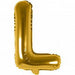 L Folienballon gold Buchstabe - pilzessono.shop - zauberhafte Kinderdinge