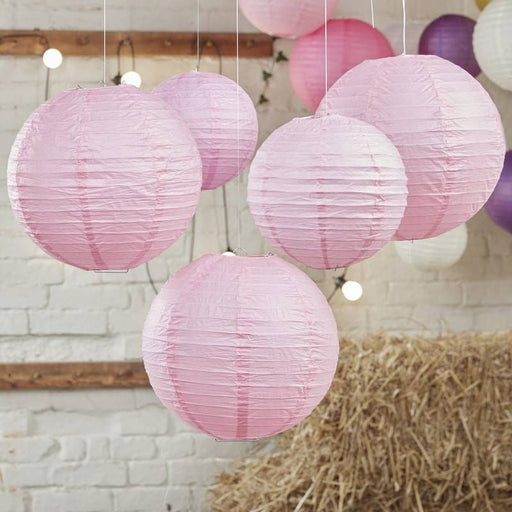 Lampions in rosa - pilzessono.shop - zauberhafte Kinderdinge