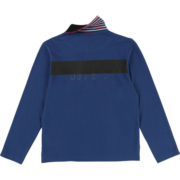 Langarm Poloshirt von Hugo Boss bei Pilzessin - pilzessono.shop - zauberhafte Kinderdinge
