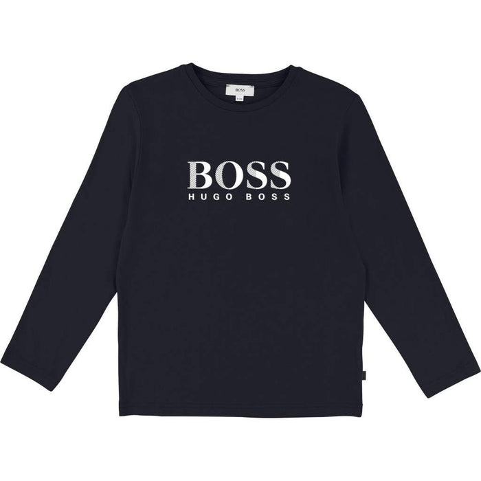 Langarm T-Shirt von Hugo Boss Kids bei Pilzessin - pilzessono.shop - zauberhafte Kinderdinge
