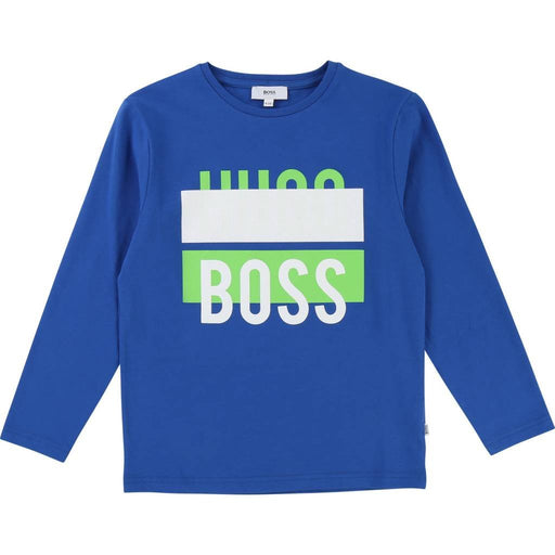 Langarm T-Shirt von Hugo Boss Kids bei Pilzessin - pilzessono.shop - zauberhafte Kinderdinge