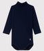 Langärmeliger Baby-Body mit Rollkragen von Petit Bateau ♡ - pilzessono.shop - zauberhafte Kinderdinge