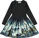 langärmliges Kleid "Casie" in cranes von MOLO ♥ - pilzessono.shop - zauberhafte Kinderdinge