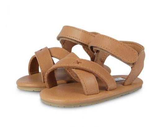 Ledersandalen Tobi - camel classic - pilzessono.shop - zauberhafte Kinderdinge