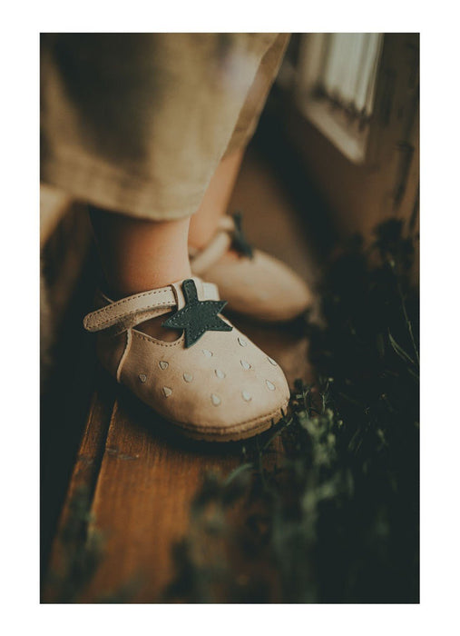 Lederschuhe Nanoe Strawberry - pilzessono.shop - zauberhafte Kinderdinge