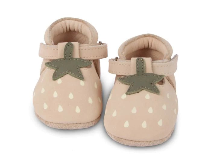 Lederschuhe Nanoe Strawberry - pilzessono.shop - zauberhafte Kinderdinge