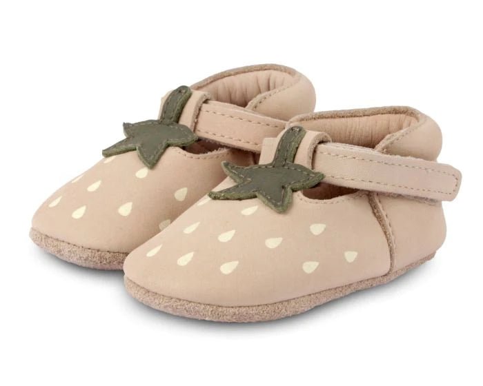 Lederschuhe Nanoe Strawberry - pilzessono.shop - zauberhafte Kinderdinge