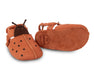 Lederslipper Lady Bird - Walnut Nubuck - pilzessono.shop - zauberhafte Kinderdinge
