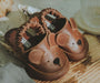 Lederslipper Vallie Bear - cognac classic - pilzessono.shop - zauberhafte Kinderdinge
