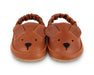 Lederslipper Vallie Bear - cognac classic - pilzessono.shop - zauberhafte Kinderdinge