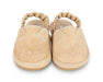 Lederslipper Vallie Cat - cream cow hair - pilzessono.shop - zauberhafte Kinderdinge