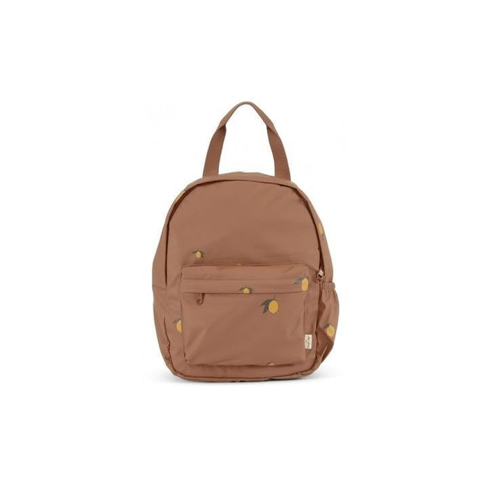 ♡ Lemon Brown | Rain Kinder Rucksack Junior von Konges Slojd - pilzessono.shop - zauberhafte Kinderdinge