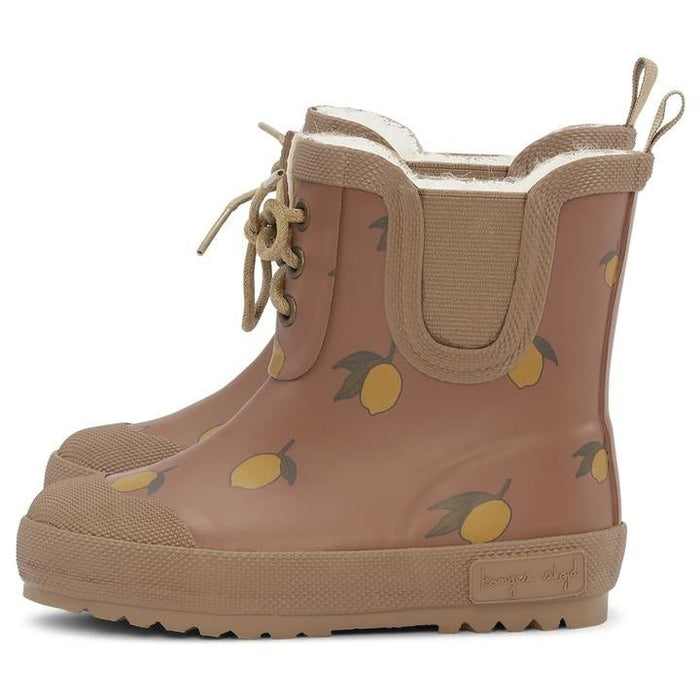 ♡ Lemon Brown | Thermo Boots Print von Konges Slojd - pilzessono.shop - zauberhafte Kinderdinge