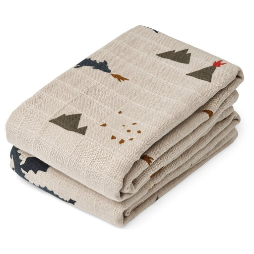 Lewis muslin cloth 2-pack - pilzessono.shop - zauberhafte Kinderdinge