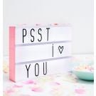 Lightbox pink von a little lovely company - pilzessono.shop - zauberhafte Kinderdinge