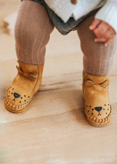 ⋙ Löwenschuhe aus Leder von Donsje ♡ - pilzessono.shop - zauberhafte Kinderdinge